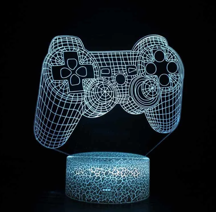 Color-Changing LED Desk Lamp – 7 & 16 Color Modes | Gaming & Bedroom Decor Light