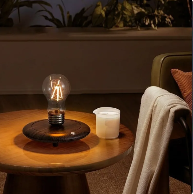 Magnetic Floating LED Lamp – Levitating Night Light for Desk & Home Decor