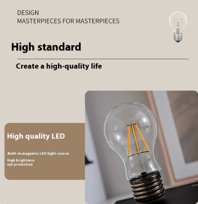Magnetic Floating LED Lamp – Levitating Night Light for Desk & Home Decor
