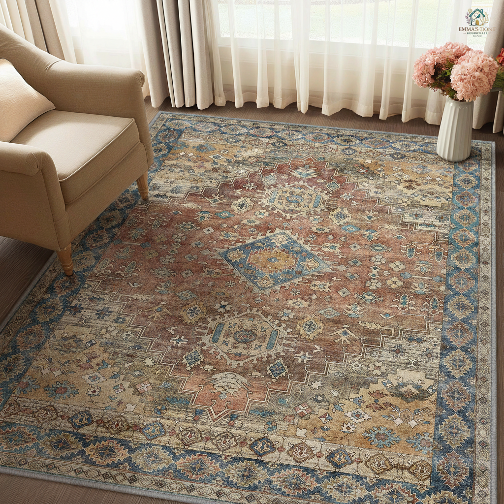 GENIMO Area Rug close-up - Emma's Home Essentials
